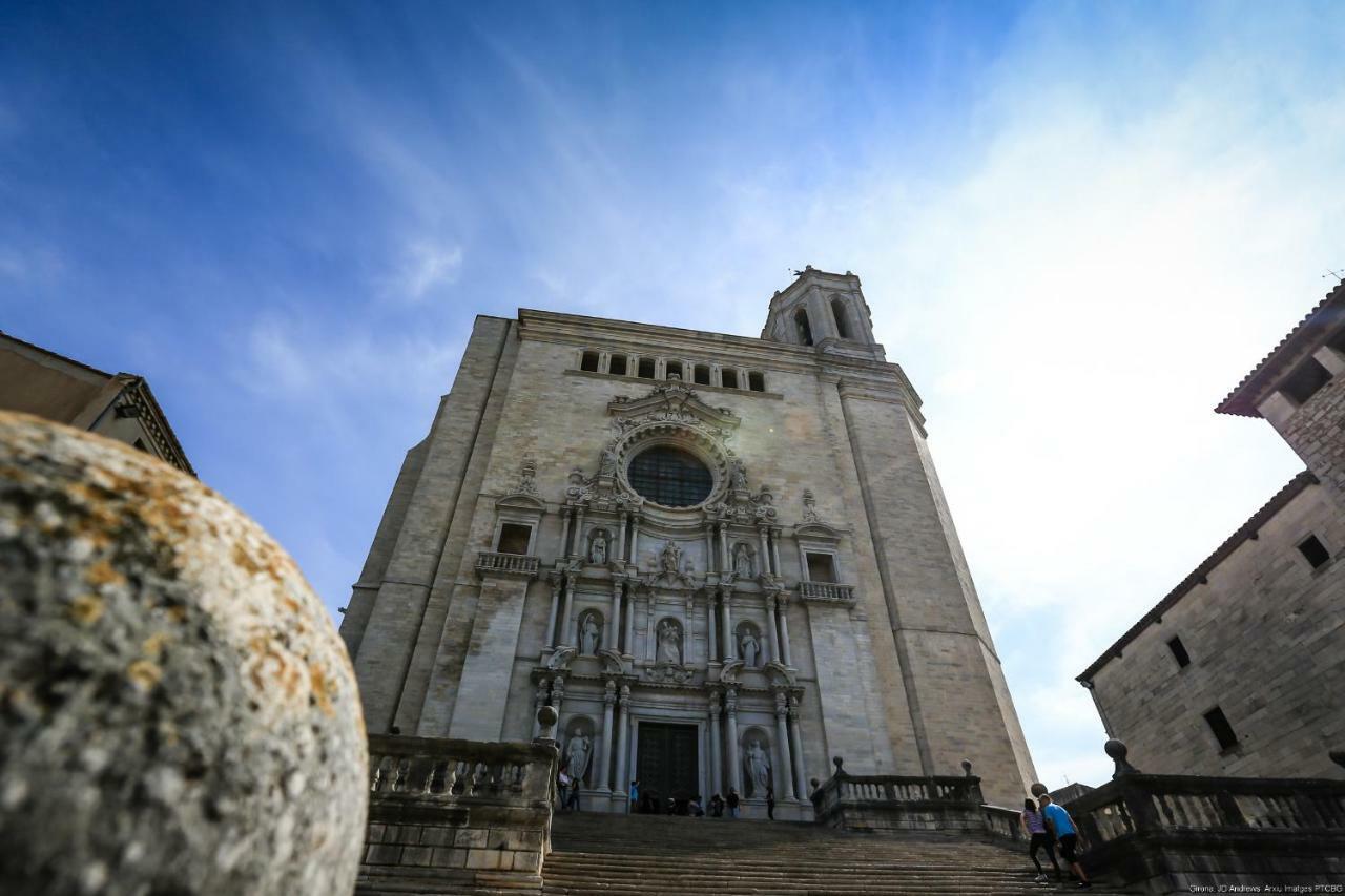 Ferienwohnung Catedral Boutique Studio Gerona Exterior foto